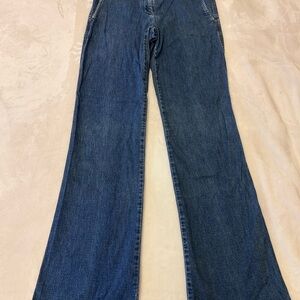 Theory Dark Blue Boot-Cut Women's Jeans